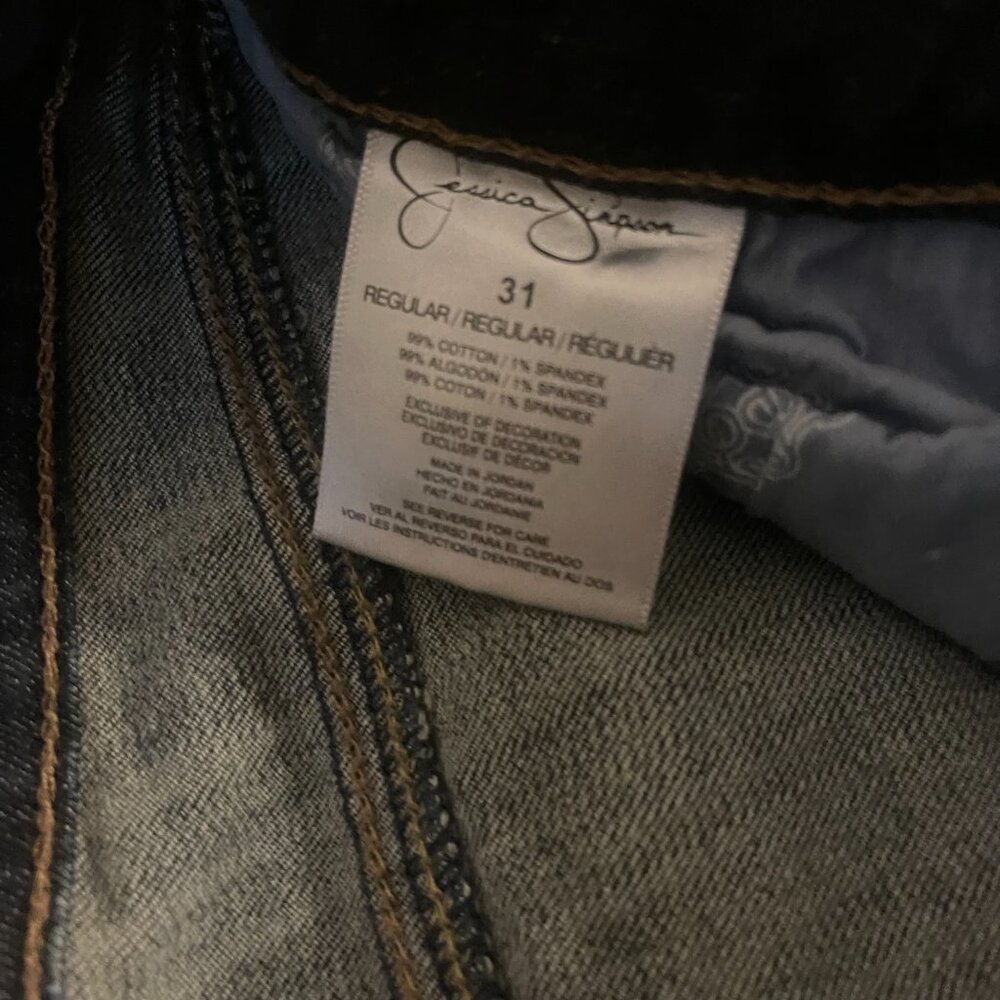 NWT Jessica Simpson Rockin’ Curvy Boot Jeans 31 Regular Bootcut Y2K - Picture 6 of 10